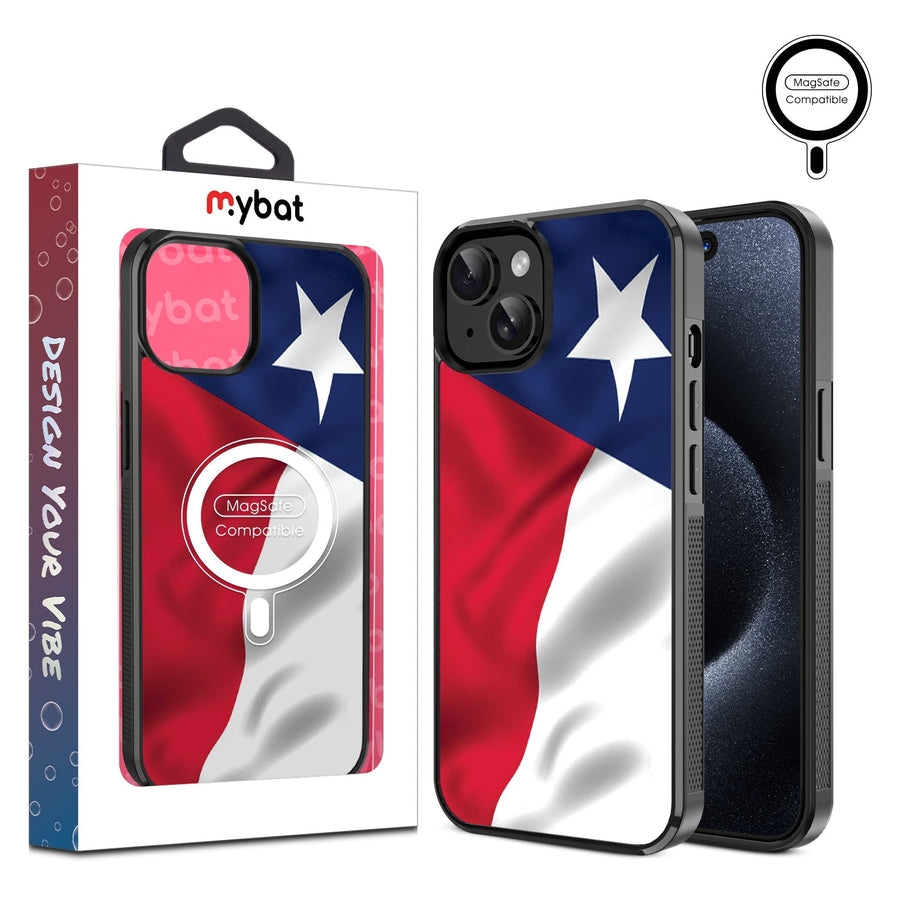 MyBat Design Lab Series MagSafe Case for Apple iPhone 15 (6.1) - Texas State Flag