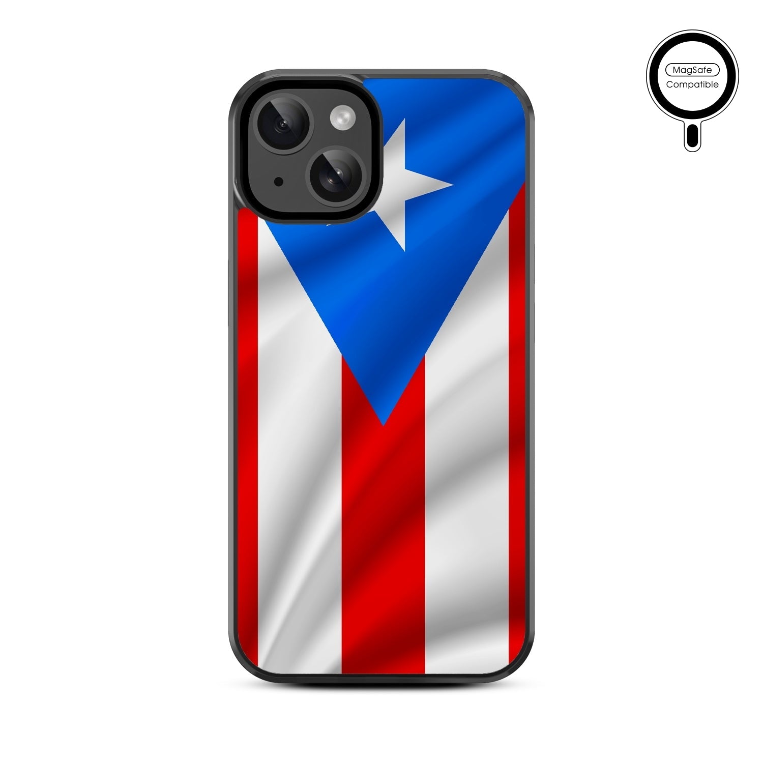 MyBat Design Lab Series MagSafe Case for Apple iPhone 15 (6.1) - Puerto Rican Flag