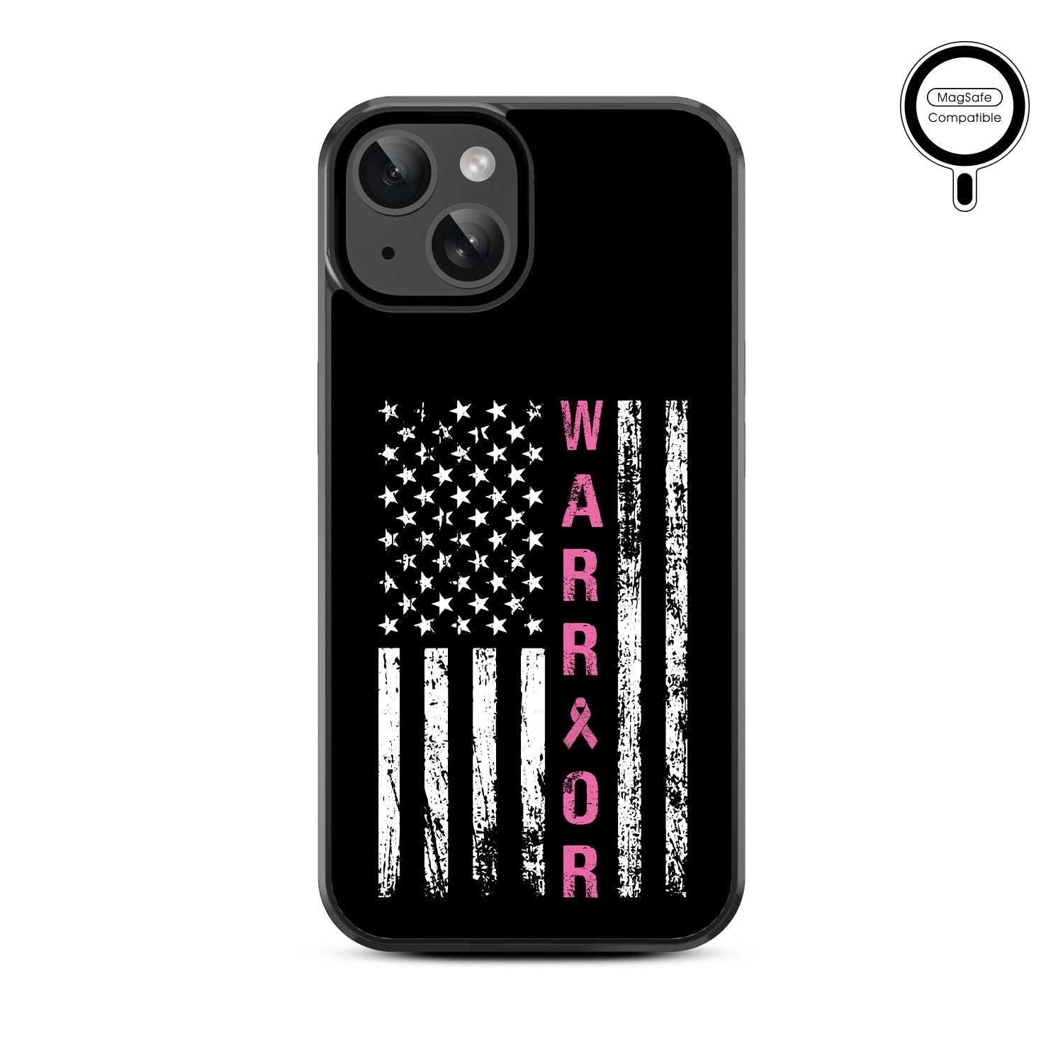 MyBat Design Lab Series MagSafe Case for Apple iPhone 15 (6.1) - Pink Ribbon