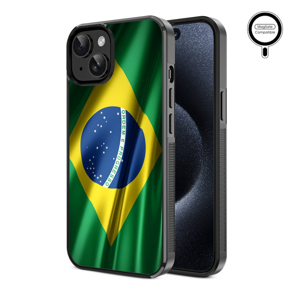 MyBat Design Lab Series MagSafe Case for Apple iPhone 15 (6.1) - Brazilian Flag - MIP15CSLESMSM038-2.jpg