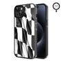 MyBat Design Lab Series MagSafe Case for Apple iPhone 15 (6.1) - Racing Flag - MIP15CSLESMSM040-2.jpg