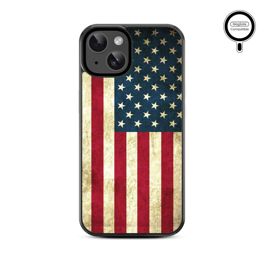 MyBat Design Lab Series MagSafe Case for Apple iPhone 15 (6.1) - American Flag