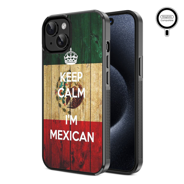 MyBat Design Lab Series MagSafe Case for Apple iPhone 15 (6.1) - Keep Calm, I'm Mexican - MIP15CSLESMSM051-2.jpg