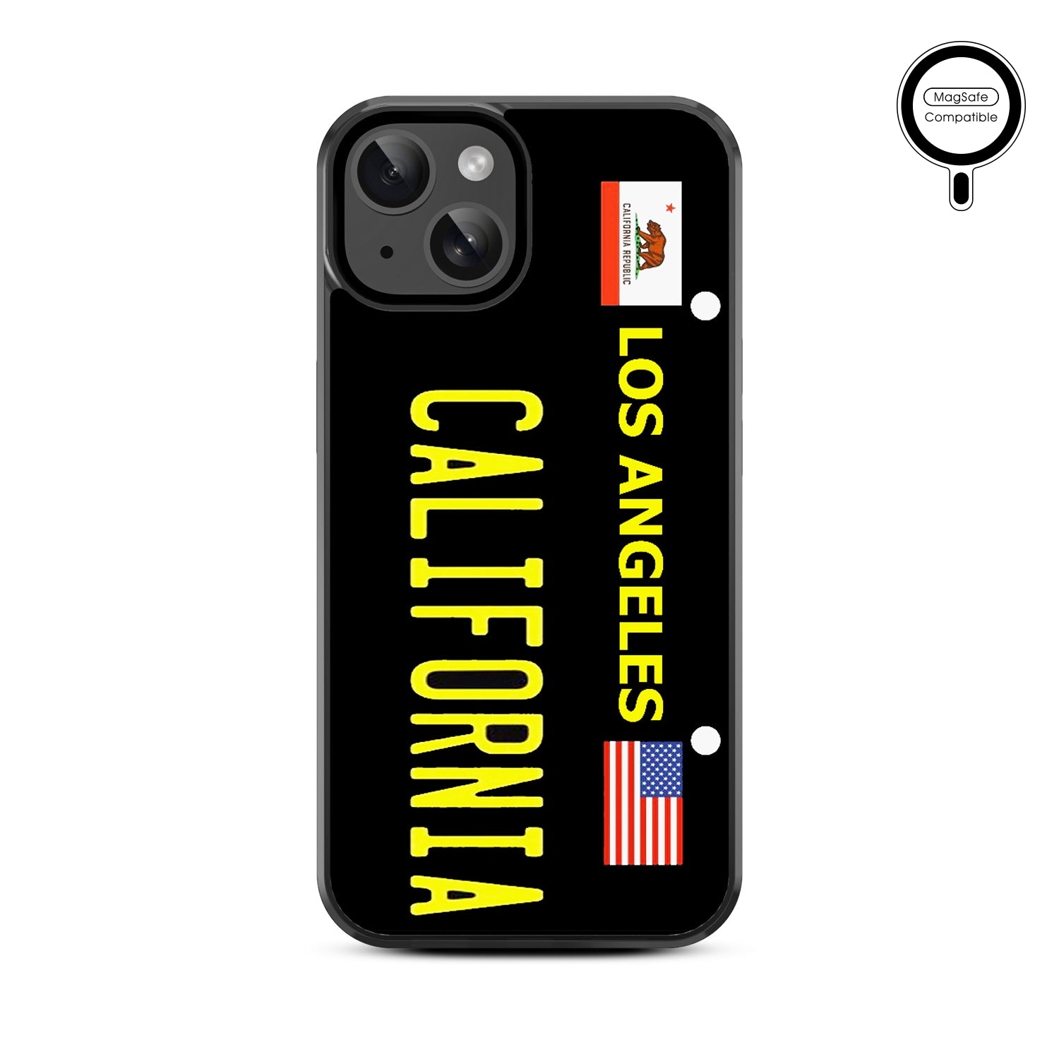 MyBat Design Lab Series MagSafe Case for Apple iPhone 15 (6.1) - Los Angeles Black