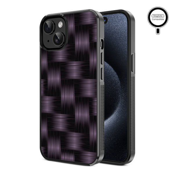 MyBat Design Lab Series MagSafe Case for Apple iPhone 15 (6.1) - Woven Carbon Fiber - MIP15CSLESMSM085-2.jpg