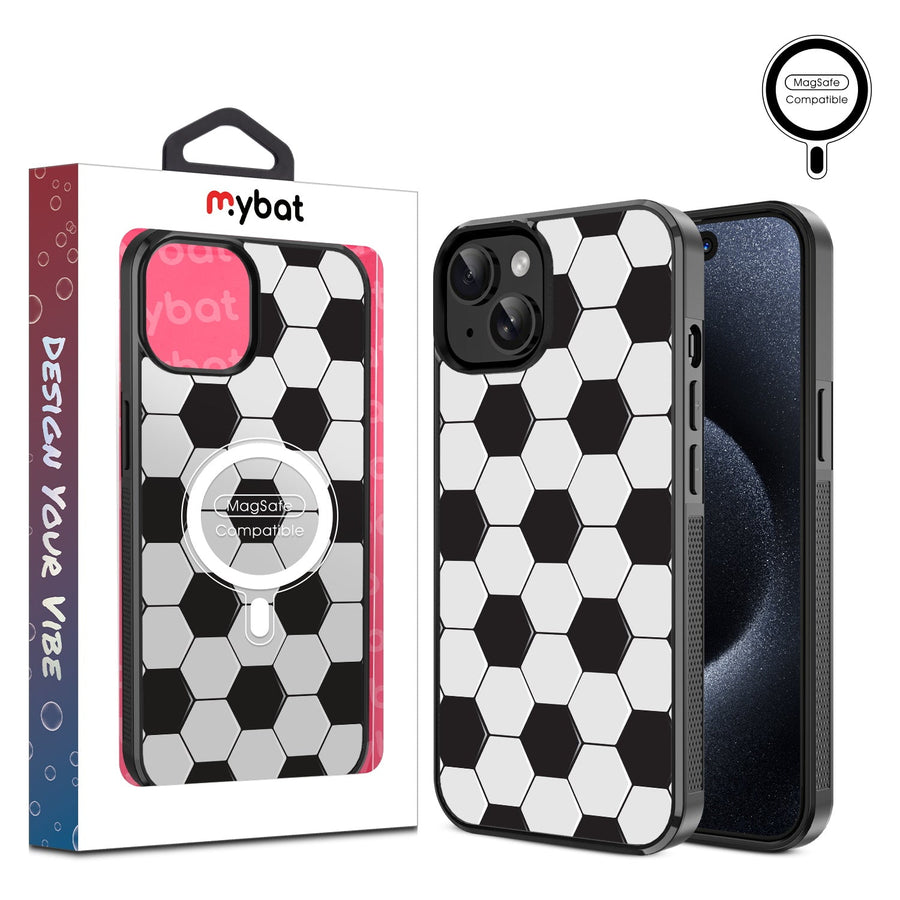MyBat Design Lab Series MagSafe Case for Apple iPhone 15 (6.1) - Soccer