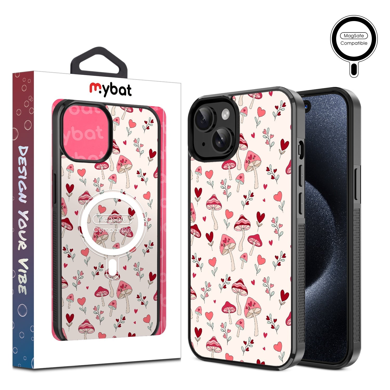 MyBat Design Lab Series MagSafe Case for Apple iPhone 15 (6.1) - So Mush Love