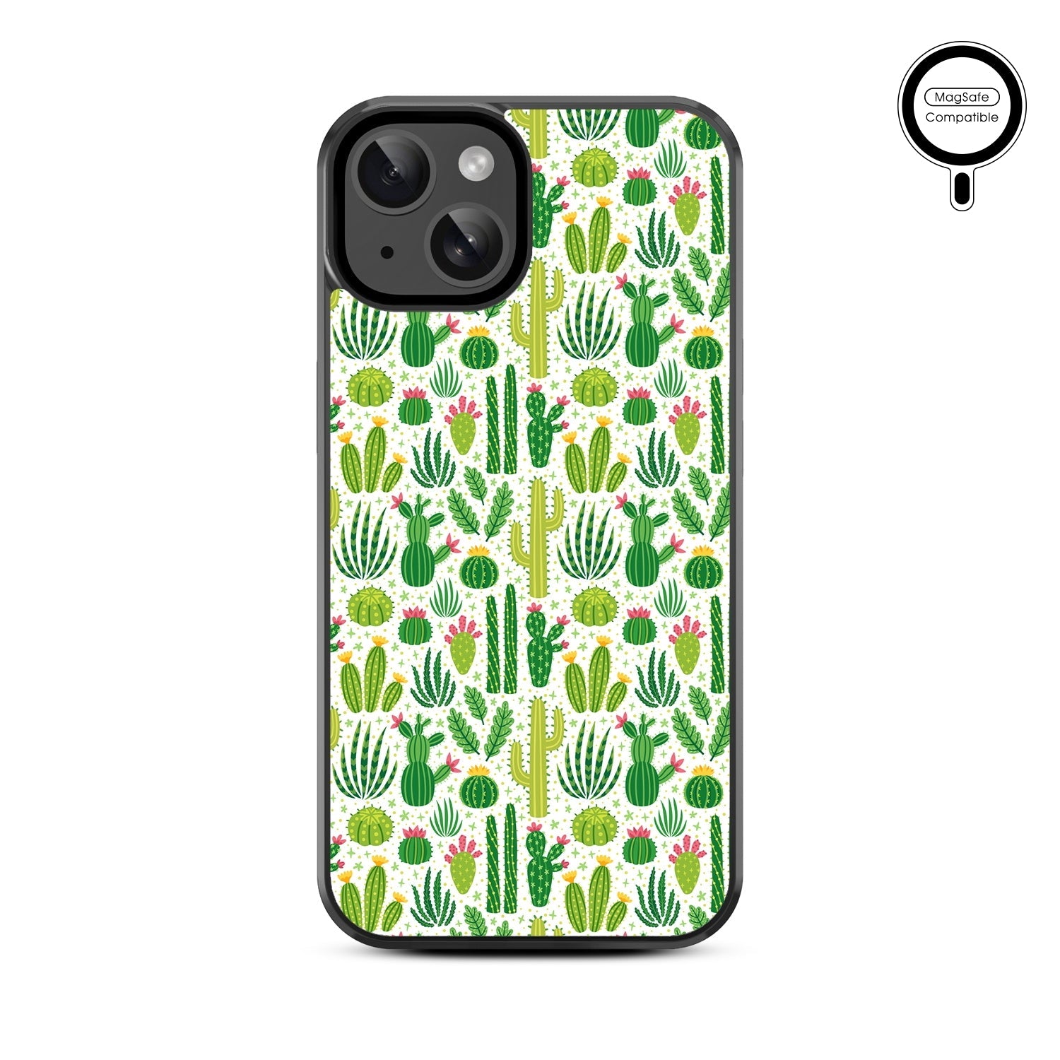 MyBat Design Lab Series MagSafe Case for Apple iPhone 15 (6.1) - Succulents