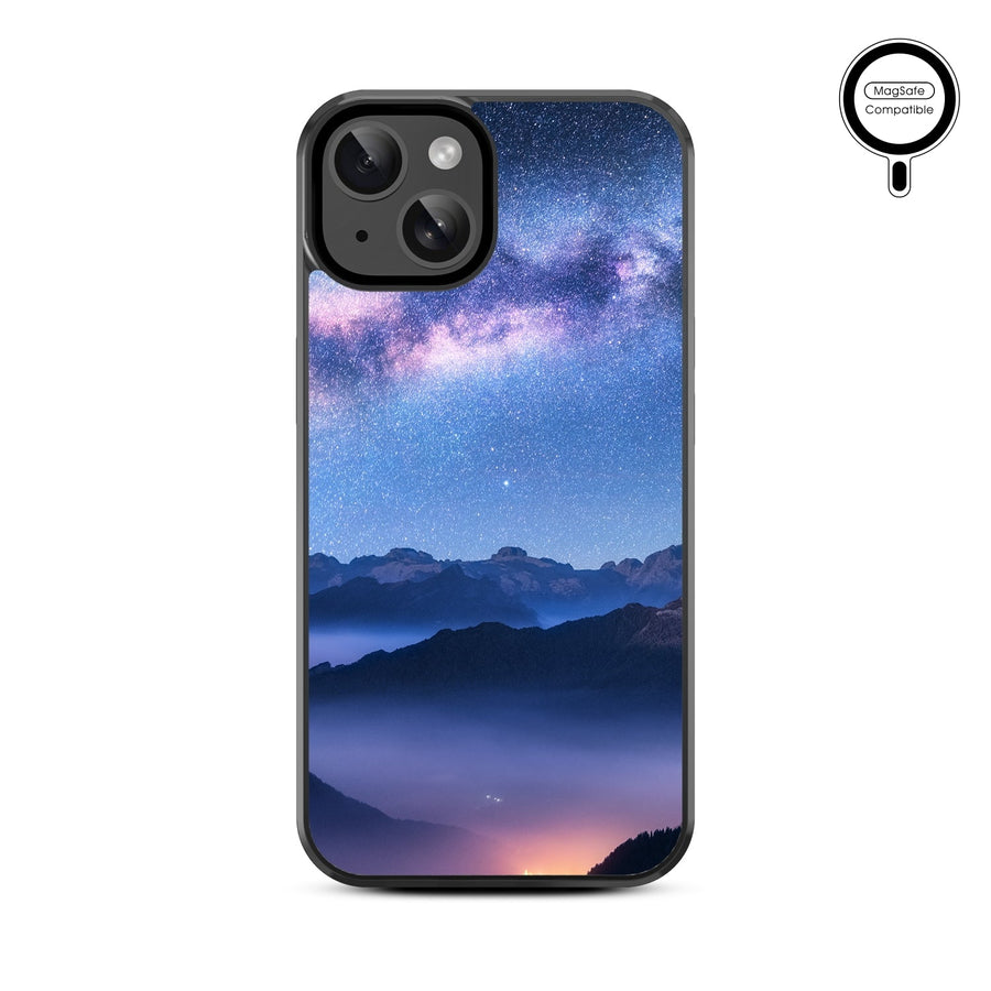 MyBat Design Lab Series MagSafe Case for Apple iPhone 15 (6.1) - Celestial Mountains