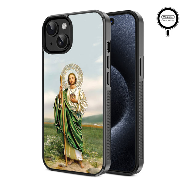 MyBat Design Lab Series MagSafe Case for Apple iPhone 15 (6.1) - Saint Judas - MIP15CSLESMSM138-2.jpg