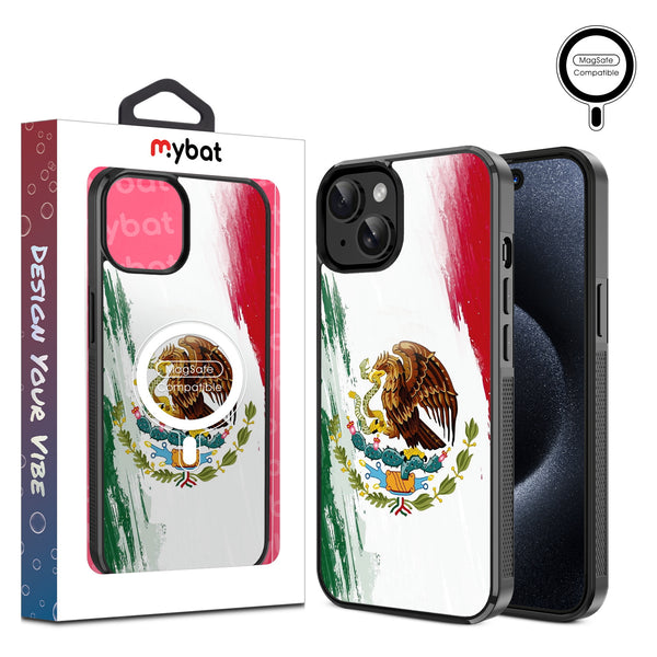 MyBat Design Lab Series MagSafe Case for Apple iPhone 15 (6.1) - Bandera de México - MIP15CSLESMSM174-1.jpg