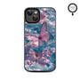 MyBat Design Lab Series MagSafe Case for Apple iPhone 15 (6.1) - Floating Butterflies