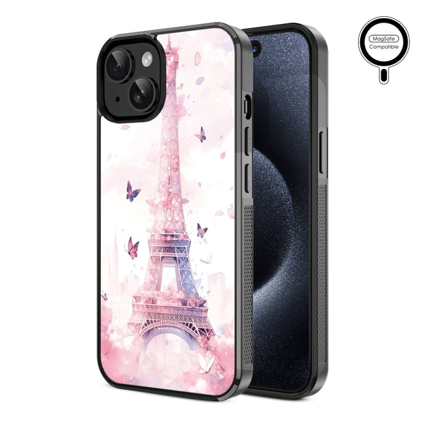 MyBat Design Lab Series MagSafe Case for Apple iPhone 15 (6.1) - Parisian Butterflies - MIP15CSLESMSM182-2.jpg