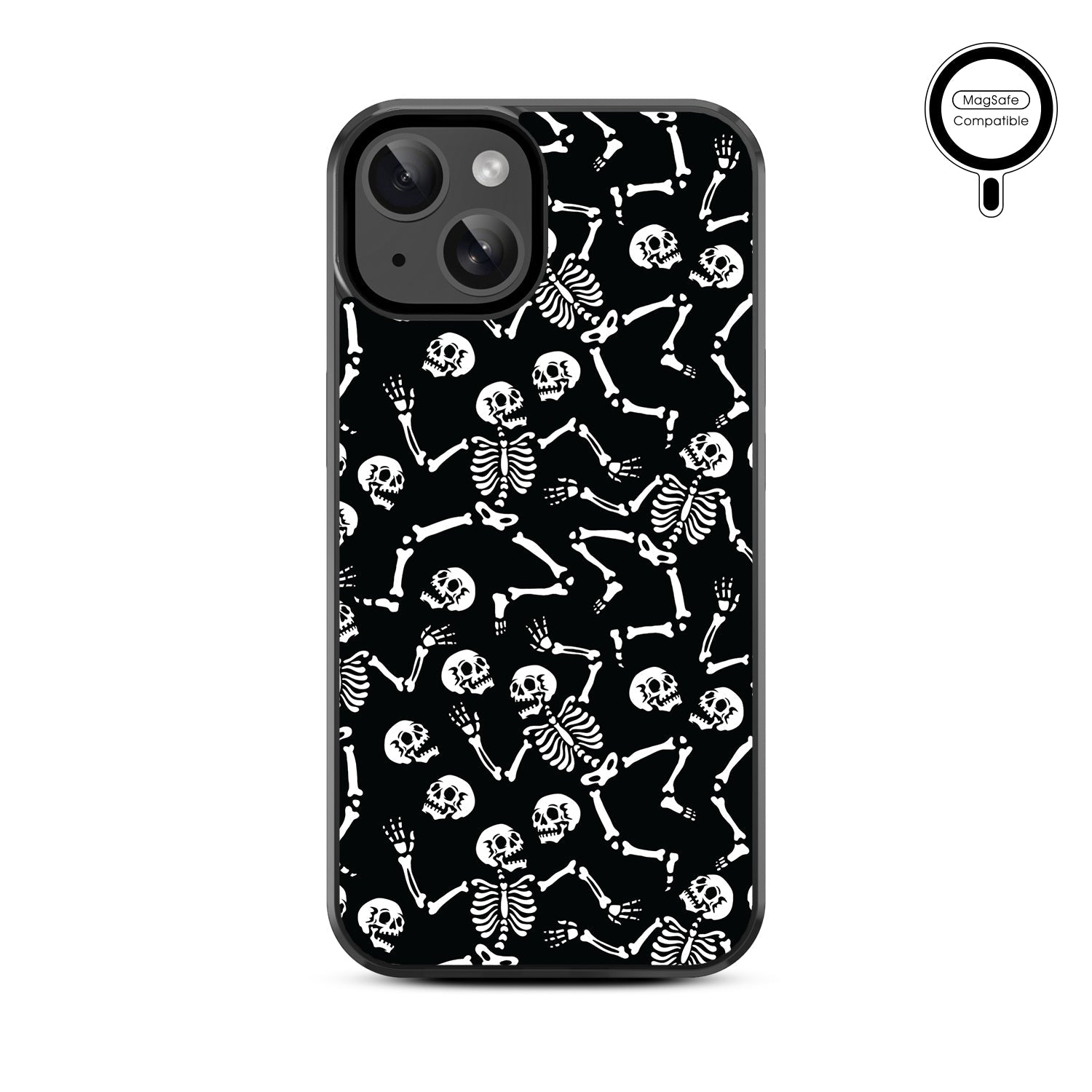 MyBat Design Lab Series MagSafe Case for Apple iPhone 15 (6.1) - Skeleton Crew