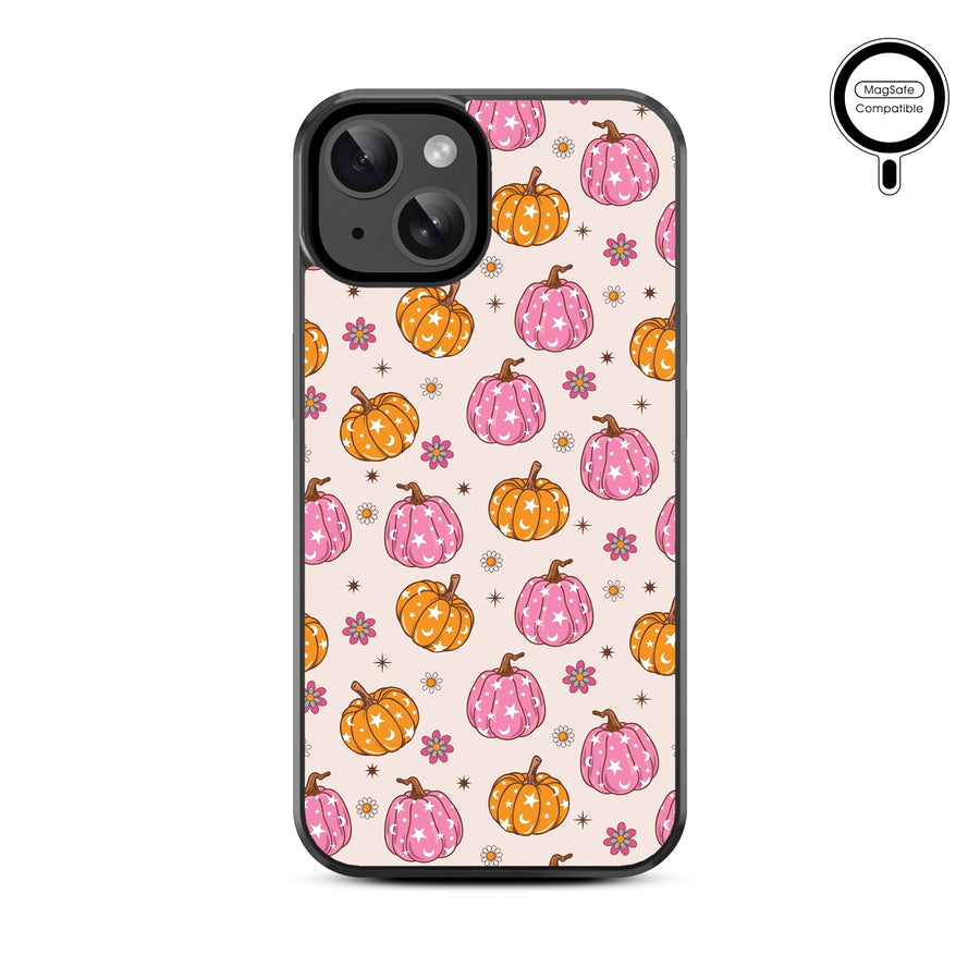 MyBat Design Lab Series MagSafe Case for Apple iPhone 15 (6.1) - Groovy Pumpkin Patch - MIP15CSLESMSM222-3.jpg
