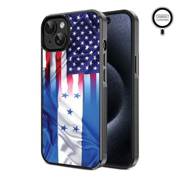 MyBat Design Lab Series MagSafe Case for Apple iPhone 15 (6.1) - Honduras-USA Flag - MIP15CSLESMSM263-2.jpg