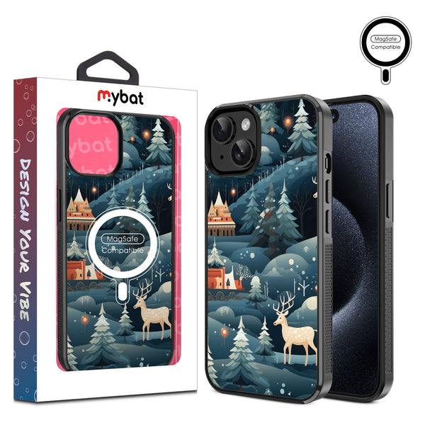 MyBat Design Lab Series MagSafe Case for Apple iPhone 15 (6.1) - Winter Wonderland - MIP15CSLESMSM269-1.jpg