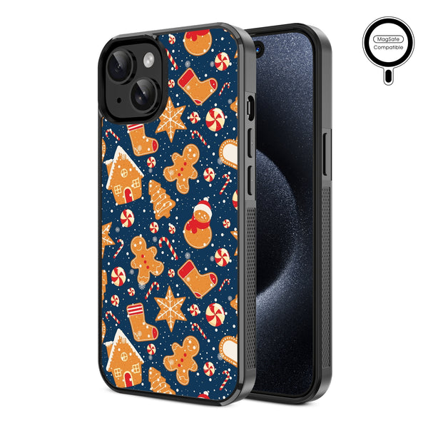 MyBat Design Lab Series MagSafe Case for Apple iPhone 15 (6.1) - Gingerbread Cookies - MIP15CSLESMSM273-2.jpg