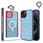 MyBat Design Lab Series MagSafe Case for Apple iPhone 15 (6.1) - Blue Snowflakes