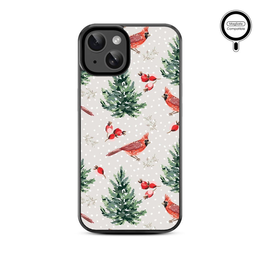 MyBat Design Lab Series MagSafe Case for Apple iPhone 15 (6.1) - Winter Cardinals - MIP15CSLESMSM298-3.jpg