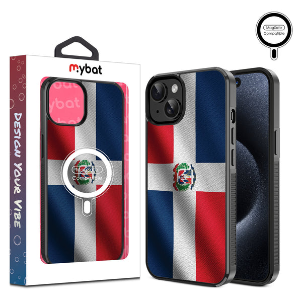 MyBat Design Lab Series MagSafe Case for Apple iPhone 15 (6.1) - Dominican Republic Flag - MIP15CSLESMSM307-1.jpg