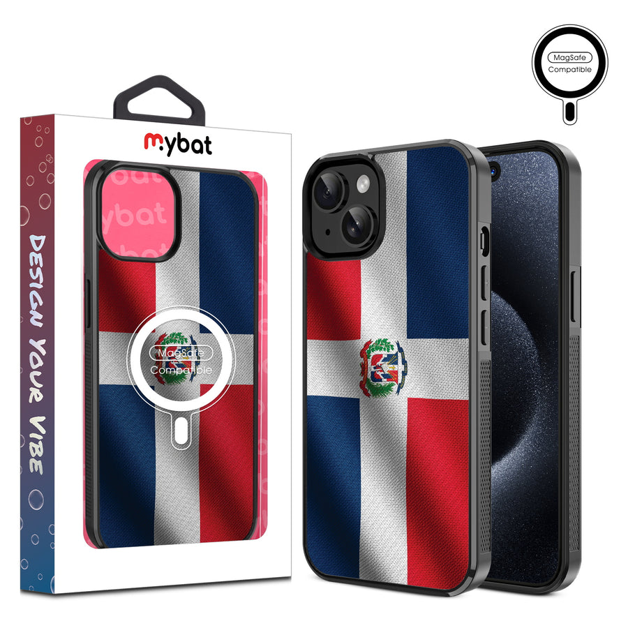 MyBat Design Lab Series MagSafe Case for Apple iPhone 15 (6.1) - Dominican Republic Flag - MIP15CSLESMSM307-1.jpg