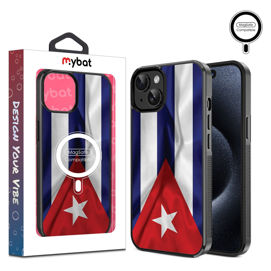 MyBat Design Lab Series MagSafe Case for Apple iPhone 15 (6.1) - Cuba Flag