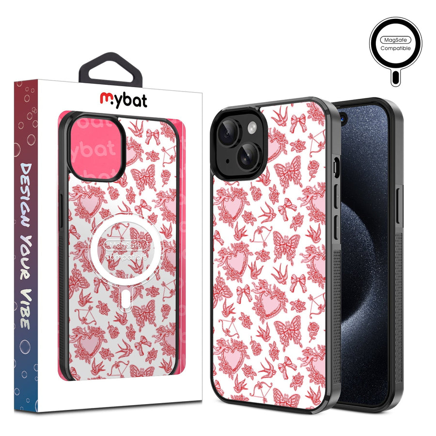 MyBat Design Lab Series MagSafe Case for Apple iPhone 15 (6.1) - Sending Love