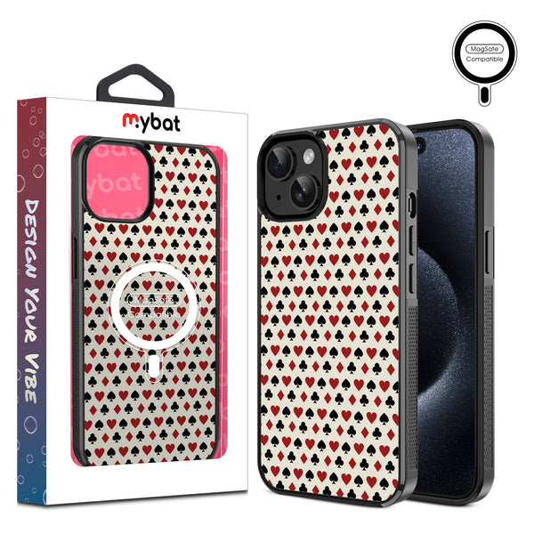 MyBat Design Lab Series MagSafe Case for Apple iPhone 15 (6.1) - Royal Flush - MIP15CSLESMSM336-1.jpg