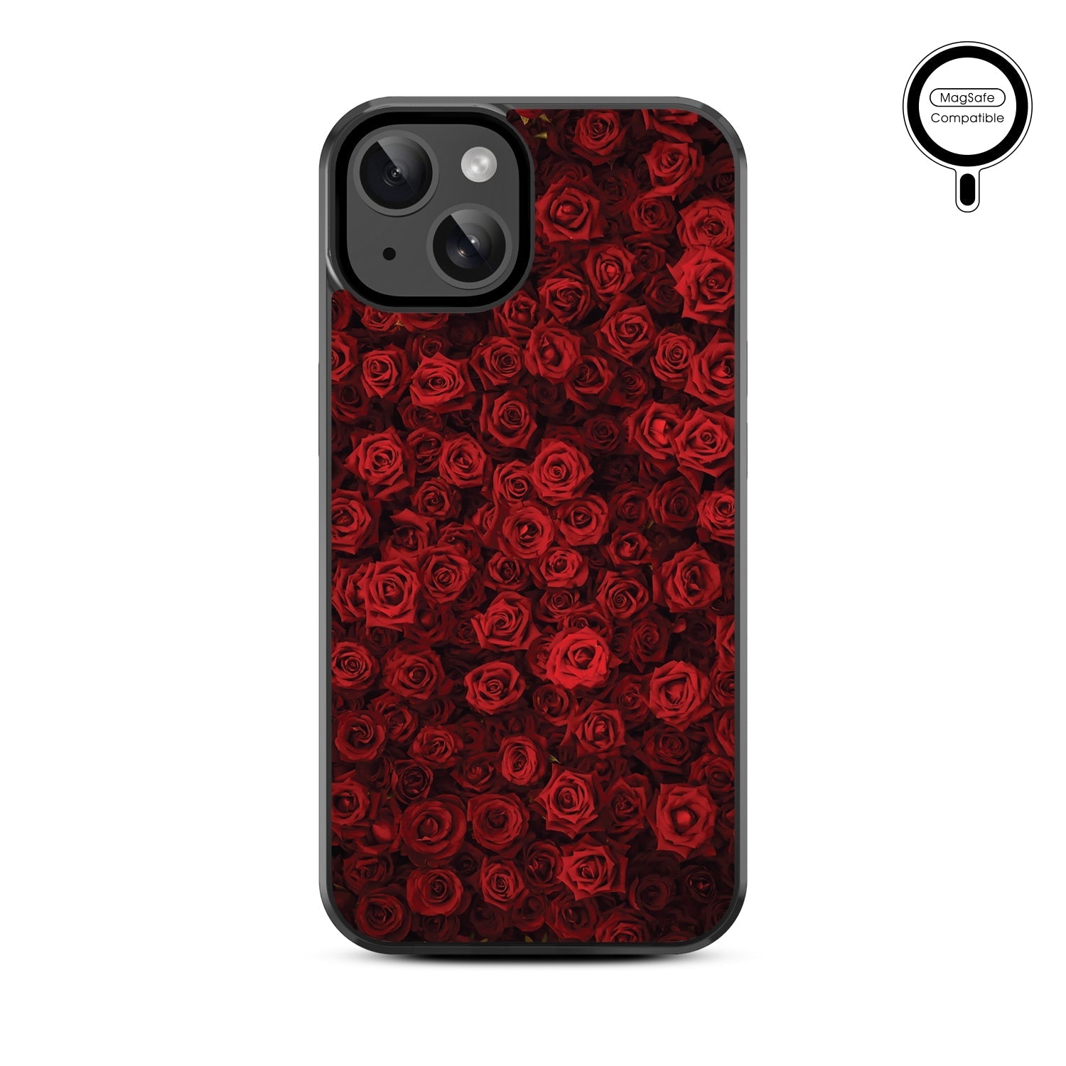 MyBat Design Lab Series MagSafe Case for Apple iPhone 15 (6.1) - Red Roses