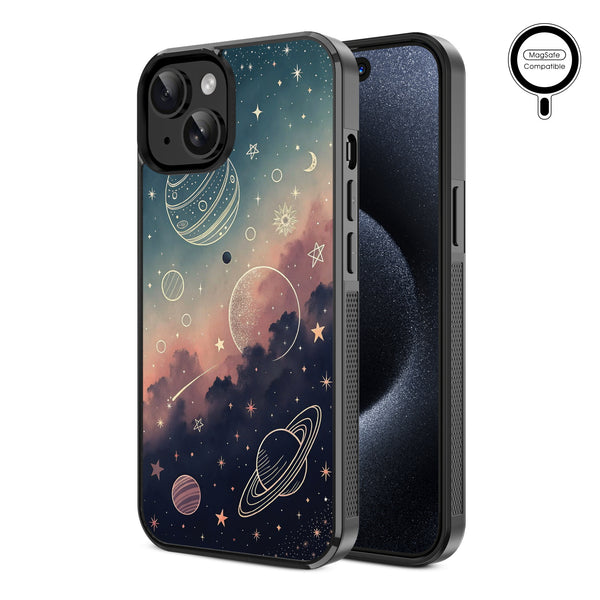 MyBat Design Lab Series MagSafe Case for Apple iPhone 15 (6.1) - Planets and Stars - MIP15CSLESMSM356-2.jpg