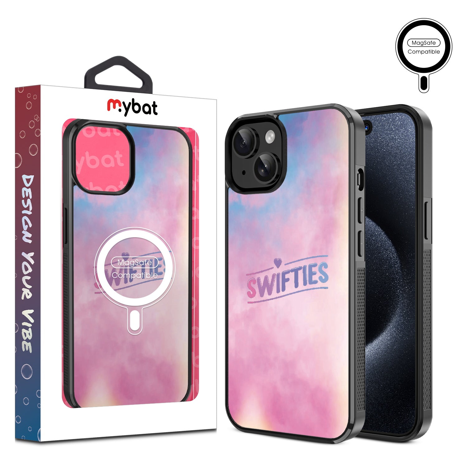 MyBat Design Lab Series MagSafe Case for Apple iPhone 15 (6.1) - Swifties