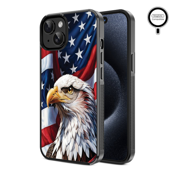 MyBat Design Lab Series MagSafe Case for Apple iPhone 15 (6.1) - Proud American Eagle - MIP15CSLESMSM362-2.jpg