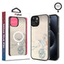 MyBat Design Lab Series MagSafe Case for Apple iPhone 15 (6.1) - Passport Stamps