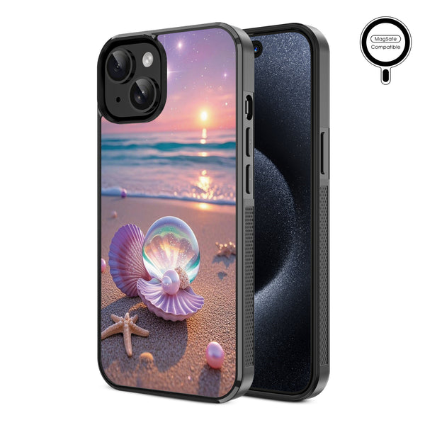 MyBat Design Lab Series MagSafe Case for Apple iPhone 15 (6.1) - Seashell Beach - MIP15CSLESMSM374-2.jpg