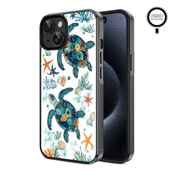 MyBat Design Lab Series MagSafe Case for Apple iPhone 15 (6.1) - Sea Turtles - MIP15CSLESMSM375-2.jpg