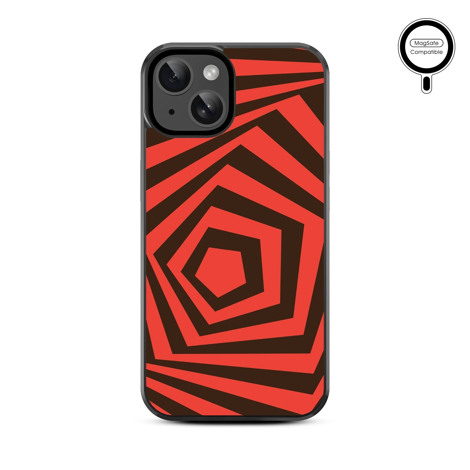 MyBat Design Lab Series MagSafe Case for Apple iPhone 15 (6.1) - Downward Spiral