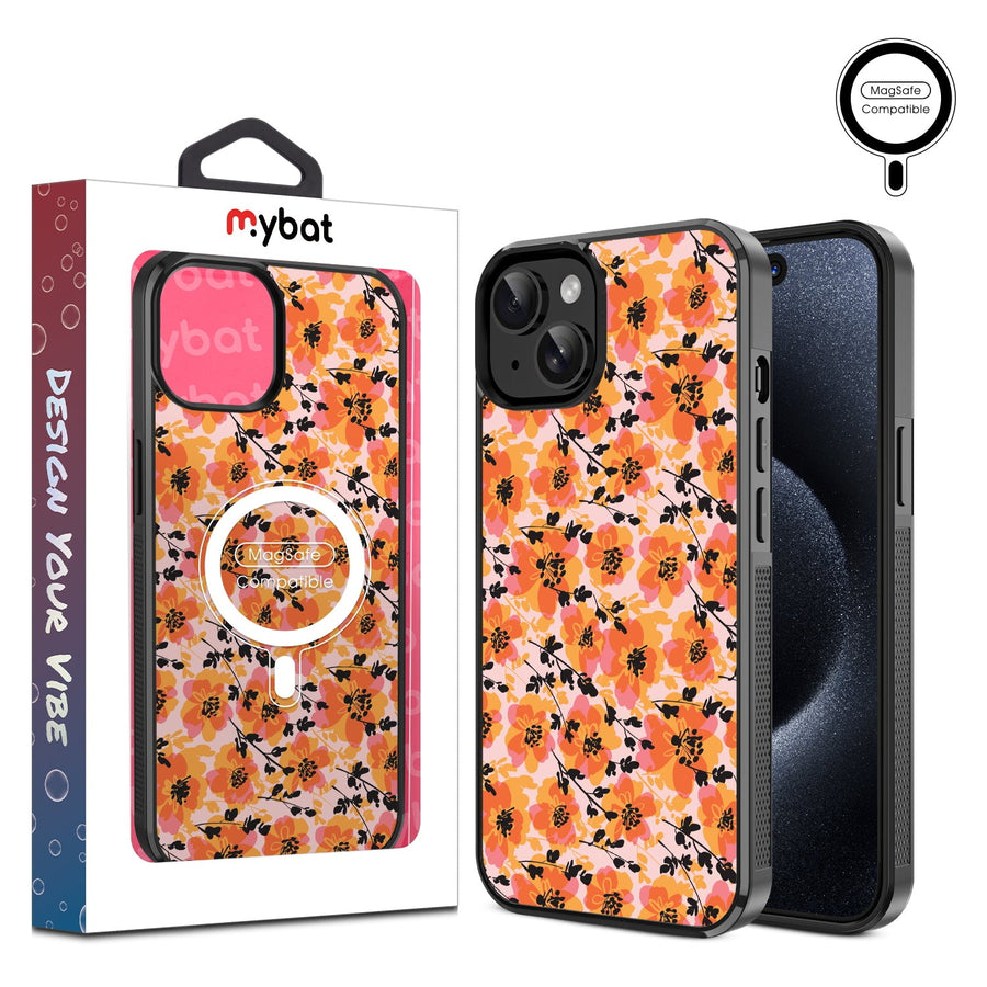 MyBat Design Lab Series MagSafe Case for Apple iPhone 15 (6.1) - Marmalade Meadow
