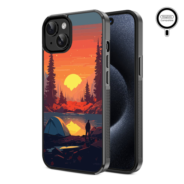 MyBat Design Lab Series MagSafe Case for Apple iPhone 15 (6.1) - Sunset Camp - MIP15CSLESMSM450-2.jpg