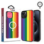 MyBat Design Lab Series MagSafe Case for Apple iPhone 15 (6.1) - Rainbow Stripes