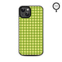 MyBat Design Lab Series MagSafe Case for Apple iPhone 15 - Green Gingham