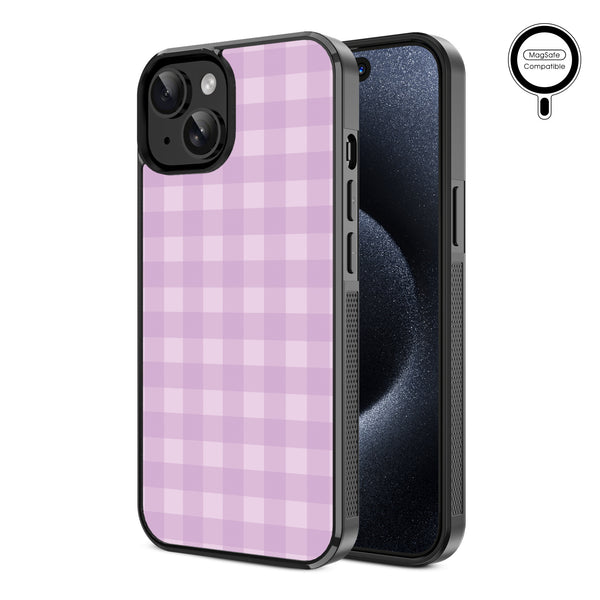 MyBat Design Lab Series MagSafe Case for Apple iPhone 15 - Purple Plaid - MIP15CSLESMSM483-2.jpg