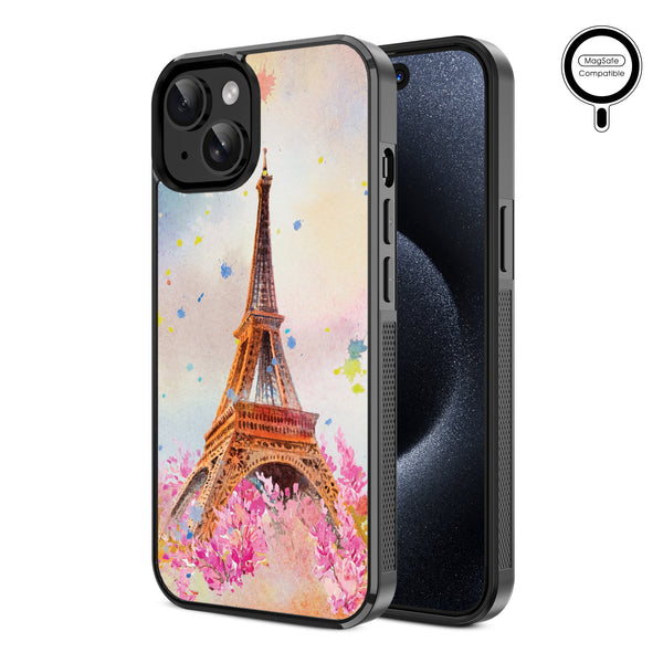 MyBat Design Lab Series MagSafe Case for Apple iPhone 15 - Spring in Paris - MIP15CSLESMSM485-2.jpg
