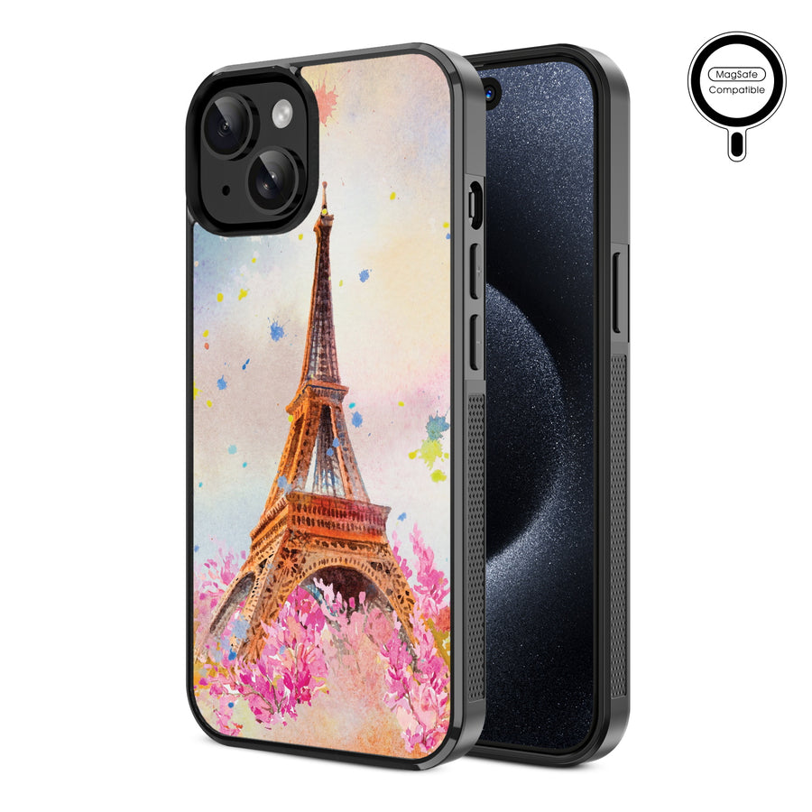MyBat Design Lab Series MagSafe Case for Apple iPhone 15 - Spring in Paris - MIP15CSLESMSM485-2.jpg