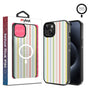 MyBat Design Lab Series MagSafe Case for Apple iPhone 15 – Boadwalk Stripes