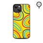 MyBat Design Lab Series MagSafe Case for Apple iPhone 15 – Rainbow Waves