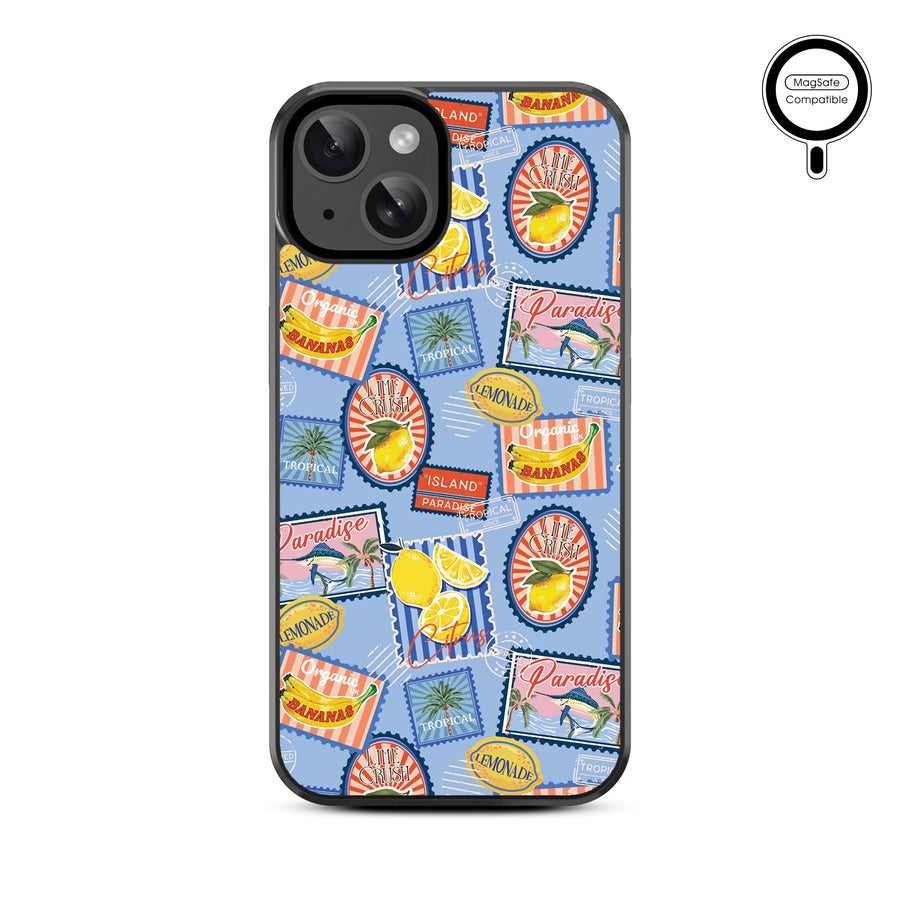 MyBat Design Lab Series MagSafe Case for Apple iPhone 15 – Summer Stamps - MIP15CSLESMSM537-2.JPG
