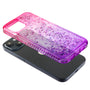 MyBat Quicksand Glitter with Diamonds Protector Cover for Apple iPhone 15 Plus - Purple / Pink  Gradient - MIP15MCSGTMM202-7.jpg
