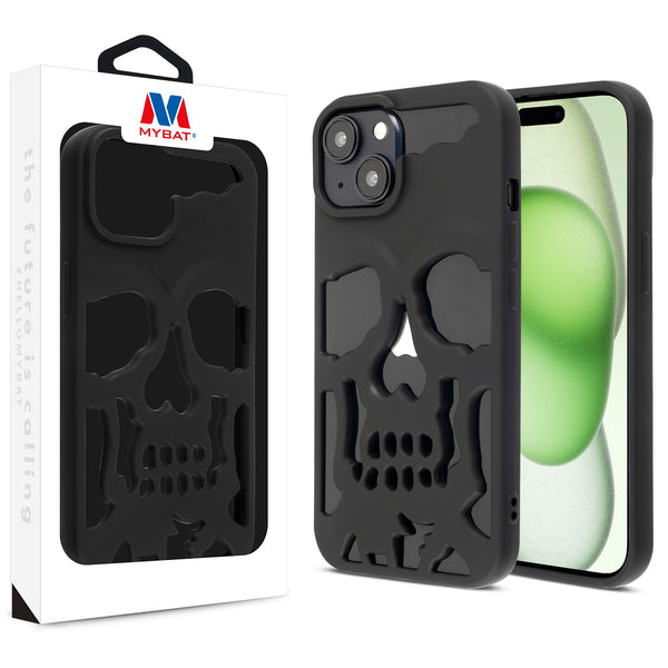 MyBat Skullcap Protector Cover for Apple iPhone 15 Plus - Black - MIP15MCSSLCS202-1.jpg