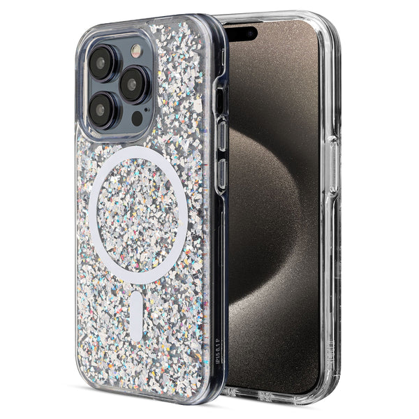 MyBat Dazzle Series  Case for Apple iPhone 15 Pro (6.1) - Stardust - MIP15PCSD6MS001-2.jpg